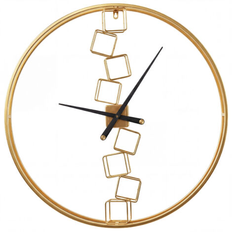 Grande Horloge Murale, Horloge Murale en Métal de Style Nordique de 68 CM, Horloge Décorative Silencieuse, Horloge Murale à Piles pour Salon, Chambre (1/5)