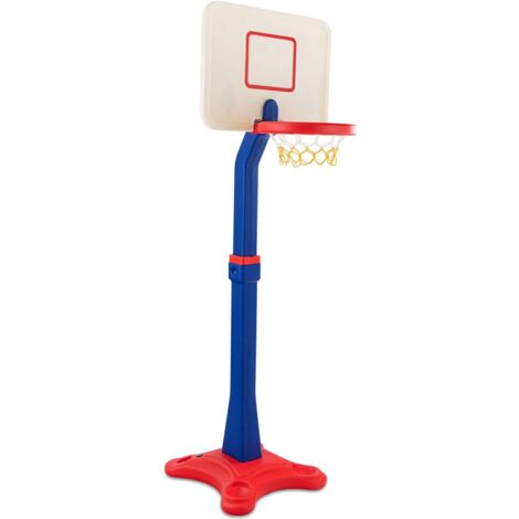 Costway – Support de basket-ball réglable 160-216 cm – Base stable à remplir – Jouet sans plomb ni BPA pour enfants 3-8 ans (1/5)