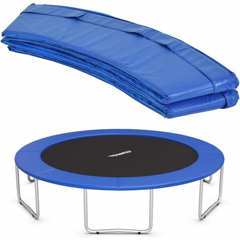 Coussin de protection de ressort pour trampoline, ø 245 cm pliable bleu (1/5)
