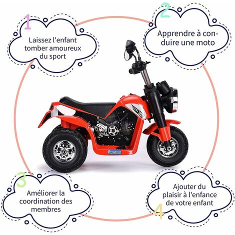 Costway Moto Electrique Pour Enfants 6 V Moto Vehicule Electrique Pour Enfant A Partir De 3