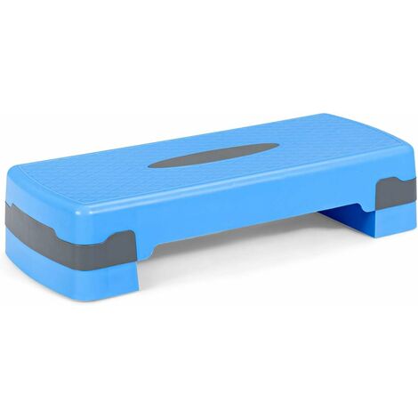 COSTWAY Stepper Aérobic à Hauteur Réglable 2 Niveaux 10/15CM Capacité de poids 250KG en PP pour Maison/Gym Exercice /Bureau (1/5)