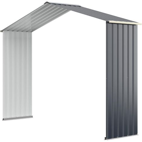 COSTWAY Kit d'Extension pour Abri de Jardin 277,5 x 64 x 202,5cm (1/5)