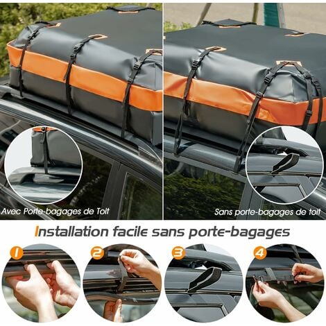 100 * 90cm Tapis antidérapant de toit de voiture pour sac de toit de voiture  sac à bagages sac imperméable à l'eau