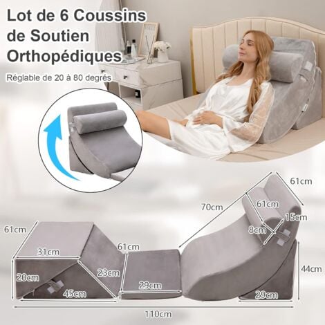 Support de tête de couchage en forme de H pour voiture pour enfant –  Oreiller confortable pour en-fants, oreiller doux pour avion, oreiller de  voyage