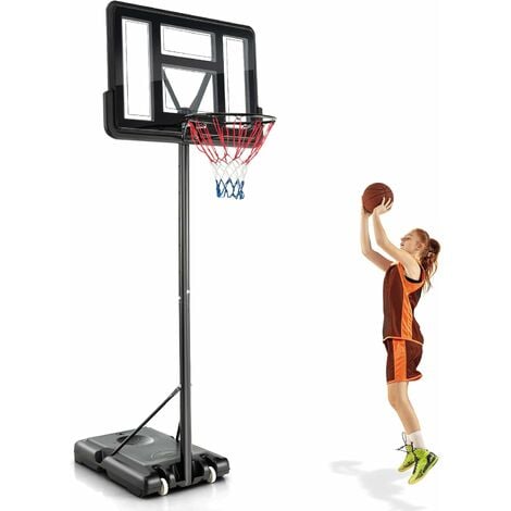 Panier de basket-ball sur pied hauteur réglable 1,26 - 1,58 m +