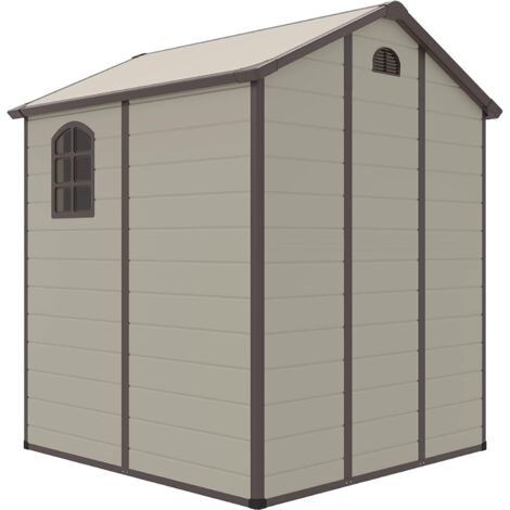 COSTWAY Abri De Jardin En Métal Galvanisé 2,78 M2 196 X 142 X 186cm