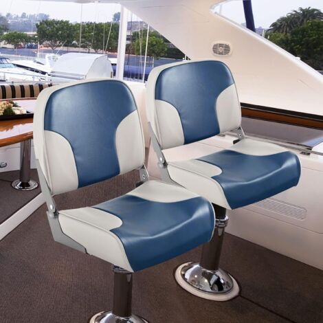 vidaXL Chaise Pliable de Bateau Haut Dossier Siège Bateau Siège de