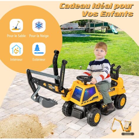 DREAMADE Jouet D’Excavatrice Pour Enfant 3Ans+, Pelleteuse Flexible