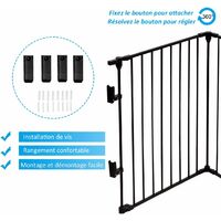 Costway Barriere De Securite Pour Bebe Animaux Enfant Grille De Protection Cheminee Pare Feu De Cheminee