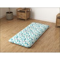 Matelas Futon Portable Pliable, Matelas Futon Japonais 90 x 200 cm, Housse Lavable,d'Invités (Vert)