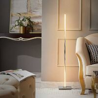 moderne pour salon blanc Lampe sur pied à LED en forme de spirale foyer 48 W 