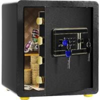 COSTWAY Coffre-fort de Sécurité Électronique 36 x 31 x 41 CM - 46 L,Système d'Alarme, Clavier Numérique, 4 Clés