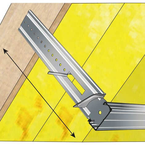 Suspente Cliplaine® Stil ® F 530 330 mm pour combles aménagés Placo ®- 50 pièces