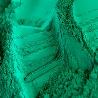 Pigment Vert Turquoise pour béton, chaux, peintures,....-250g
