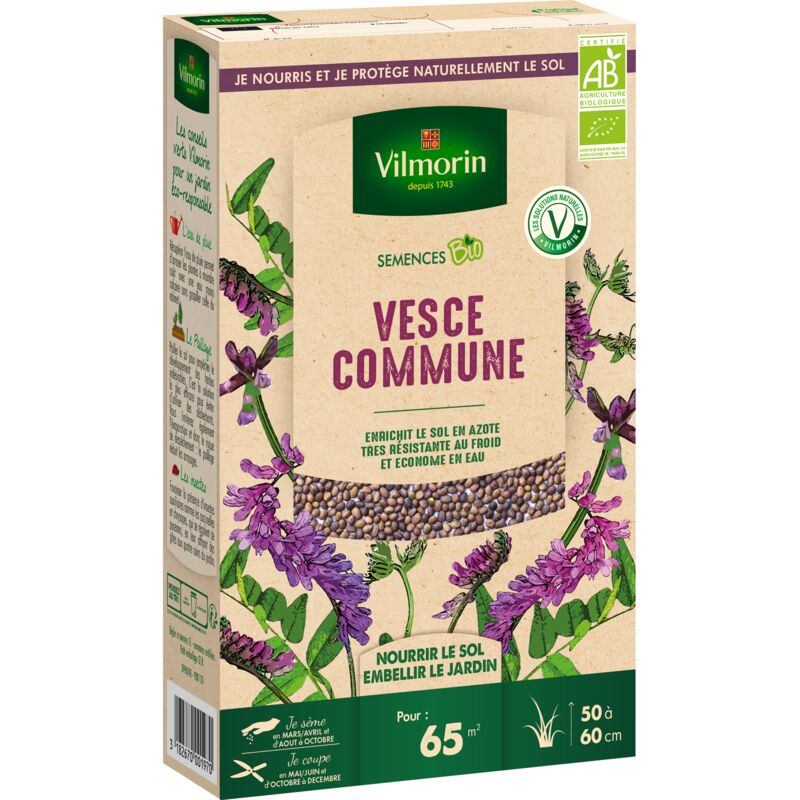 Graines De Vesce Commune Bio Boite De 375 Grs 