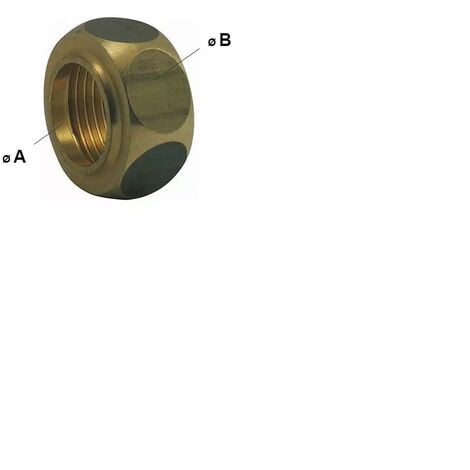 Bouchon laiton femelle F3/8 (12x17) NOYON & THIEBAULT - 234-12S10