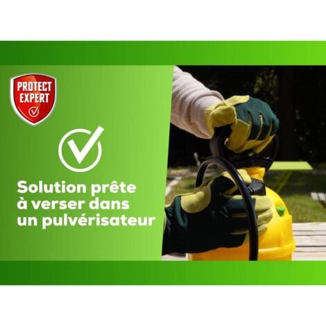 PROTECT EXPERT – Désherbant Polyvalent Prêt-à-Verser 5L  Élimine Rapidement les Mauvaises Herbes  Format Économique
