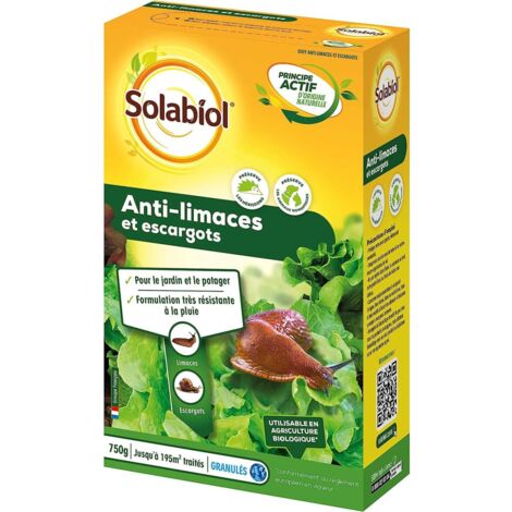 Anti-Limaces et escargots - Boite de 750 grs - Utilisable en Agriculture Biologique (1/5)
