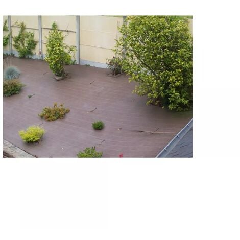 Toile de Paillage 130g/m² très épais avec 100 agrafe toile paillage -  Geotextile Anti Repousse Gravier 50Mx1M (50m2) pour Terrasses et Allées -  Bache