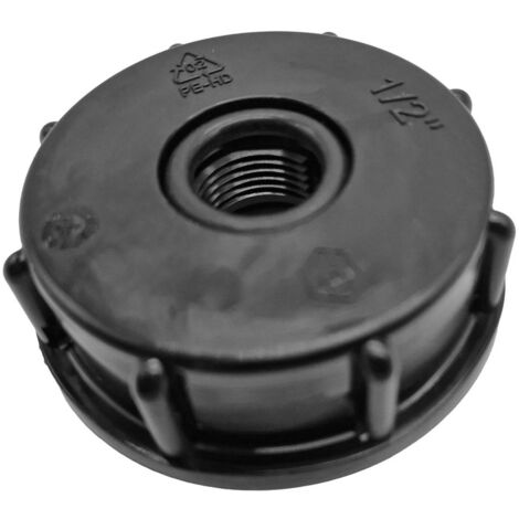 Bouchon Femelle 2" S60x6 taraudé 1/2'' pour Cuve IBC de 1000L (1/3)