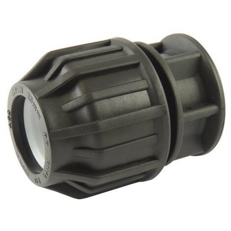 Bouchon à compression 25mm en polypropylène – Raccord PE pour tuyaux – Pression max 16 bars – Applications industrielles et agricoles – Ezfitt