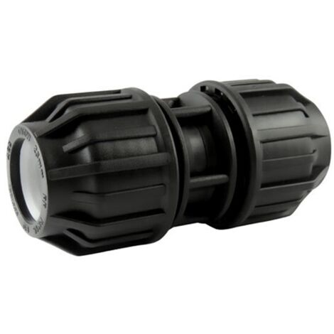 Manchon à compression polypropylène Ø32mm – Raccord PE pour installations d'eau potable – Résistance à la corrosion – Pression 16 bars – Ezfitt