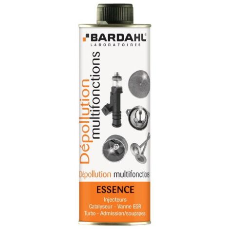Dépollution multifonctions pour moteur Essence - Bardahl Laboratoires - Flacon de 500 ml, Exclusivité Multitanks