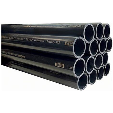 Tube PVC pression PN16 2m – Ø 32mm – Résistance à la corrosion – Assemblage par collage – Applications plomberie et irrigation – Codital