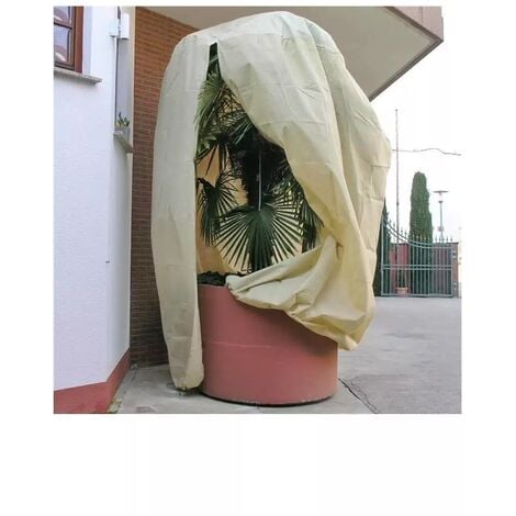 RHAFAYRE Voile d'hivernage Plante 100 x 120 cm avec Fermeture éclair  Housses de Protection pour Plantes Palmiers en Pot d'olivier Résistant aux