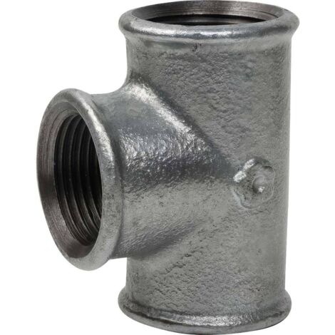 Té Égal 90° Fonte Malléable Galvanisée Femelle/Femelle EN 10242 2''