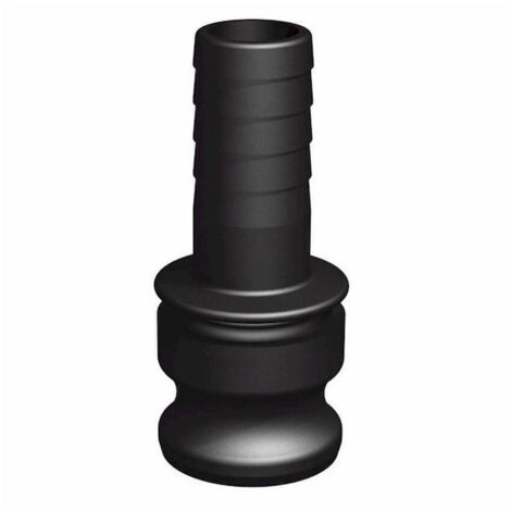 Raccord camlock male - embout male cannelé droit en polypropylène Ø A: 2'' Ø B: 50mm (1/2)