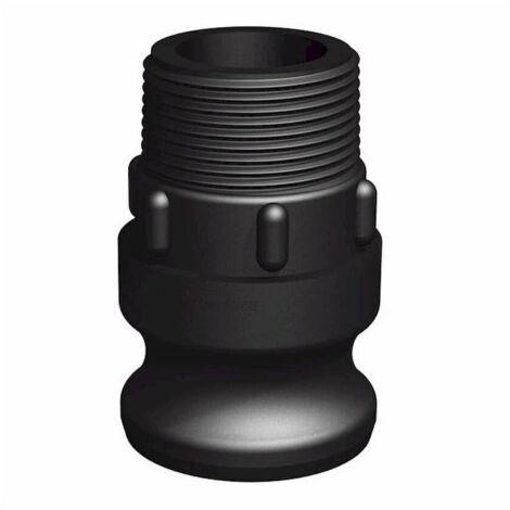 Raccord camlock male  - fileté male BSP en polypropylène Ø A: 2'' Ø B: 2'' (1/2)