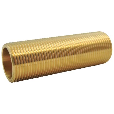 Tube fileté passe paroi en laiton Ø 1'' x Long : 100mm