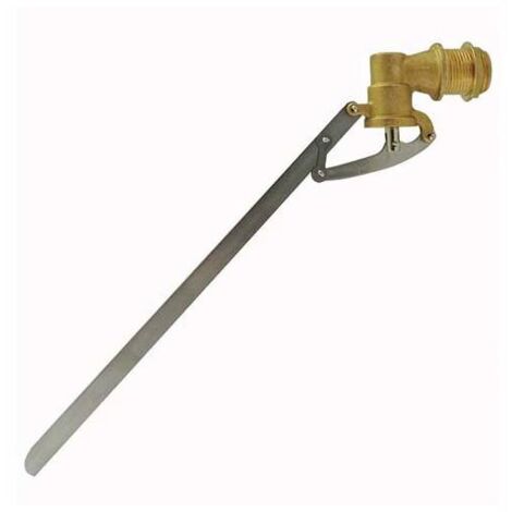Multitanks – Robinet flotteur industriel inox pour eaux dures – Résistance à la corrosion – Clapet NBR – Raccord mâle 1/2" – Pression 5 bar