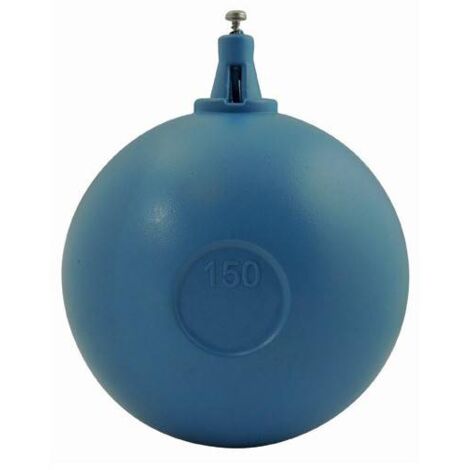 Multitanks – Boule plastique pour robinet flotteur 150mm – Remplacement boules usées – Températures de 0°C à +80°C – Vis en inox pour durabilité