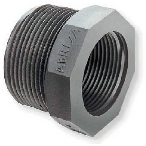 Raccord de réduction Male Femelle en PEHD Ø A: 1'' Ø B: 1/2''