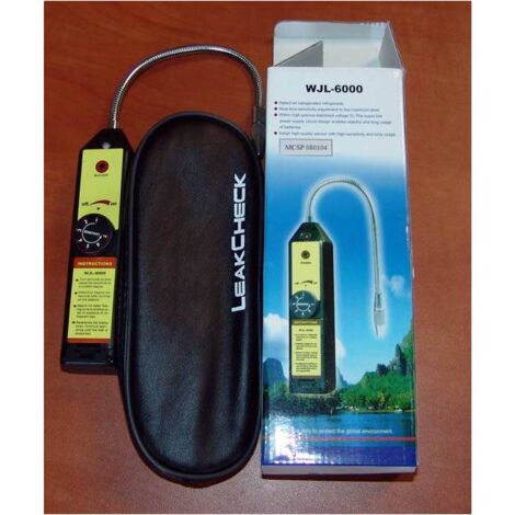 Multitanks – Détecteur de fuite WJL6000 – Détection gaz réfrigérants halogènes – Sensibilité 6 g/an – Longueur sonde 20 cm – Temps de réponse instantané