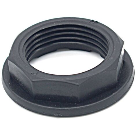 Multitanks – Contre écrou femelle à plateau en PEHD 1'' – Ecrou cylindrique avec filetage métrique pas standard – Longévité assurée pour raccordements filetés