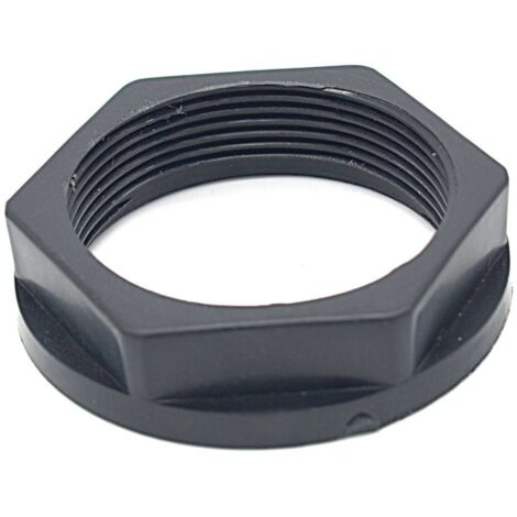 Multitanks – Contre écrou femelle à plateau en PEHD 2'' – Écrou cylindrique – Filetage métrique pas standard – Raccord durable pour raccordements filetés