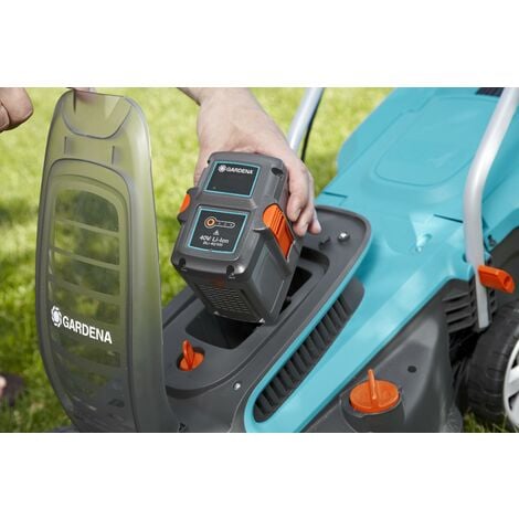 GARDENA Tondeuse à gazon sur batterie PowerMax™ Li-40/32 (5033-20).