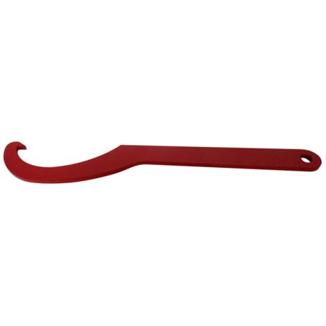 Clé Tricoise en acier renforcé revêtue Epoxy rouge pour raccord pompier DN80 à DN100