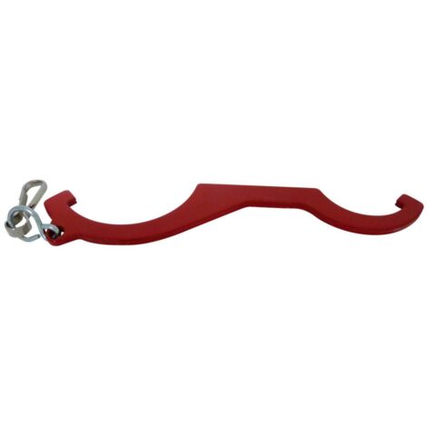 Multitanks – Clé tricoise acier renforcé époxy rouge – Raccords symétriques DN40 à DN65 – Bras ergonomiques pour réduction de fatigue