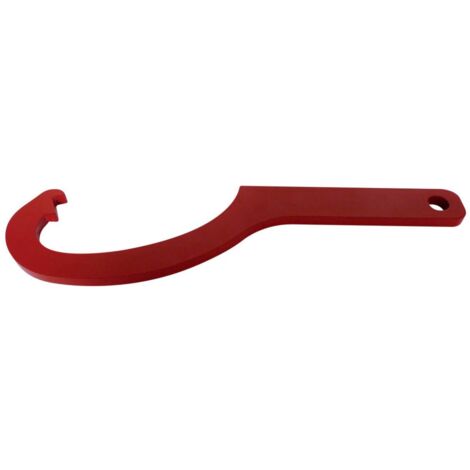Clé Tricoise en acier renforcé revêtue Epoxy rouge pour raccord pompier DN65 à DN150