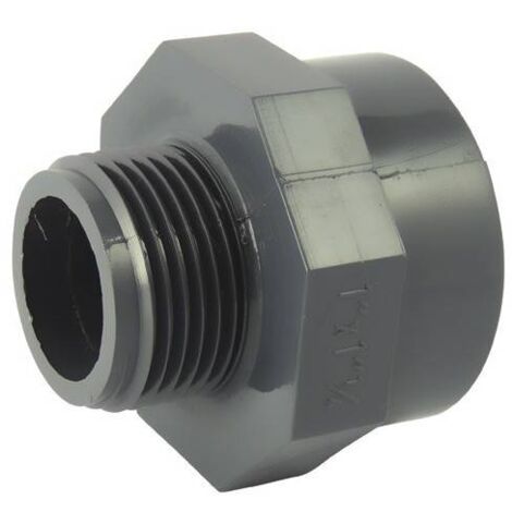 Réduction femelle / male en PVC Ø A: 2''1/2  Ø B: 2'' (1/3)