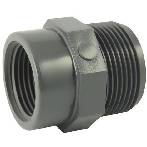 Réduction Male / femelle en PVC - Ø A: 2'' | Ø B: 1''1/4