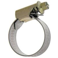Collier de serrage en acier zingué, chrome jaune avec vis hexagonale à fente 50-70mm
