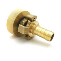 Raccord S60x6 - raccord express cannelé en laiton 25mm