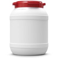 Multitanks – Fut alimentaire 26 litres – Bidon plastique HDPE à grande ouverture à vis – Étanchéité avec joint en caoutchouc – Certifié UN