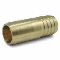 Jonction Tubulaire Cannelée Laiton PN10 - Raccord Arrosage Tuyau Souple 25mm