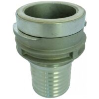 Demi raccord symétrique Guillemin, pompier, à douille annelée sans mâchoire DN 80 x 90mm